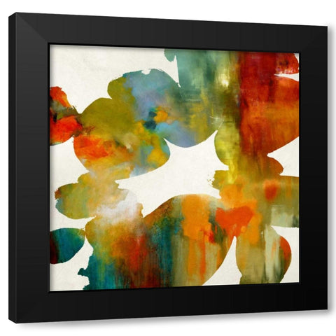 Allegory I Black Modern Wood Framed Art Print with Double Matting by Carlson, Hannah