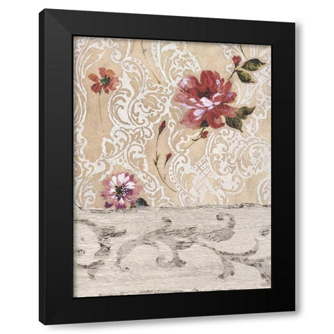 Panneau Neoclassique II Black Modern Wood Framed Art Print by Simon, Helene