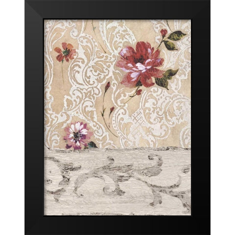 Panneau Neoclassique II Black Modern Wood Framed Art Print by Simon, Helene