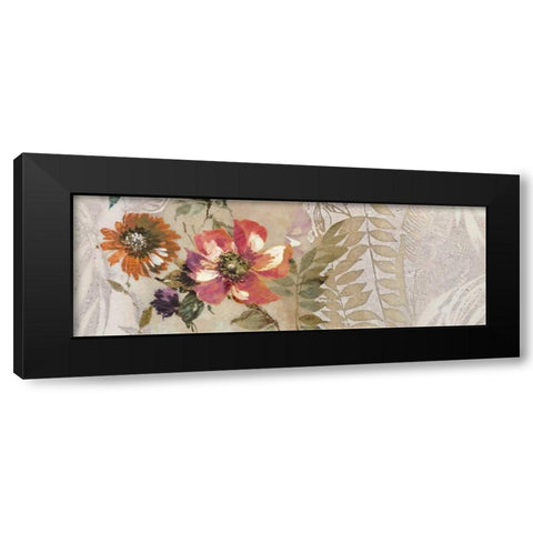 Florilege II Black Modern Wood Framed Art Print by Simon, Helene