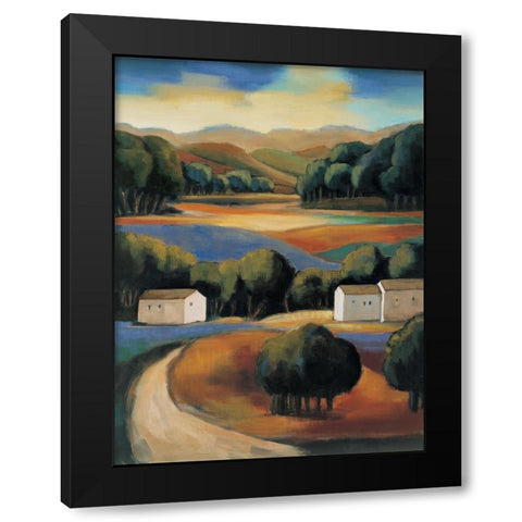Montecito I Black Modern Wood Framed Art Print by Clarke, Janine