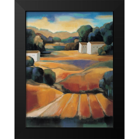 Montecito II Black Modern Wood Framed Art Print by Clarke, Janine
