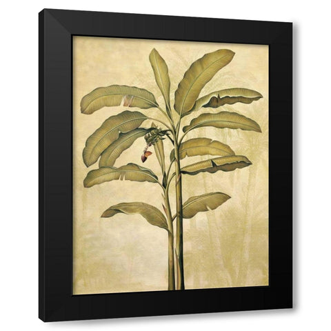 Palms of the Tropics II Black Modern Wood Framed Art Print by Deveraux, Jill