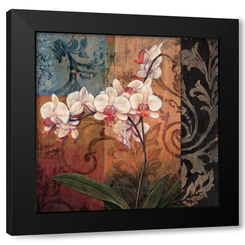 Opulent I Black Modern Wood Framed Art Print with Double Matting by Deveraux, Jill