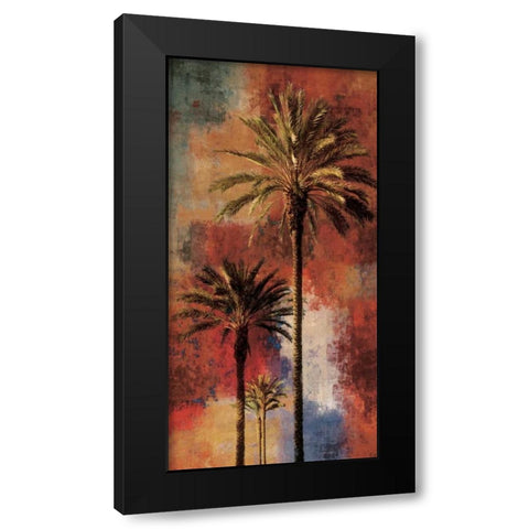 Mustique II Black Modern Wood Framed Art Print by Seba, John