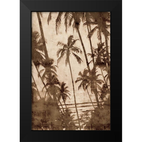Trade Winds I Black Modern Wood Framed Art Print by Seba, John