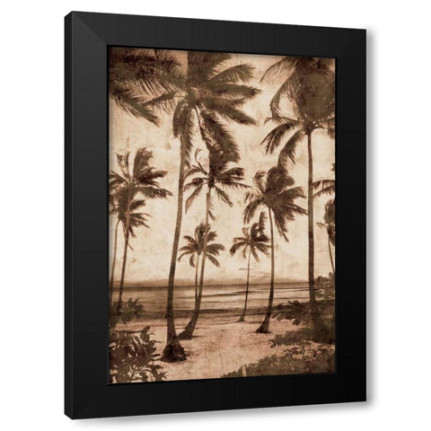 Trade Winds II Black Modern Wood Framed Art Print with Double Matting by Seba, John