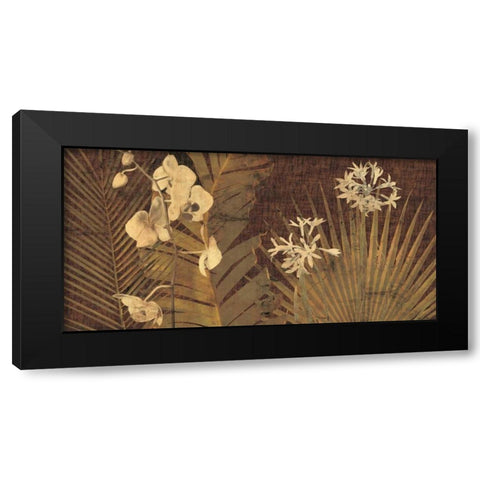 Sayan Black Modern Wood Framed Art Print with Double Matting by Seba, John