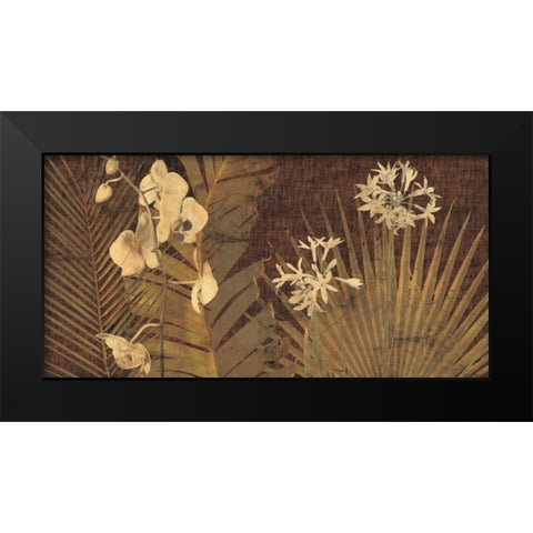Sayan Black Modern Wood Framed Art Print by Seba, John