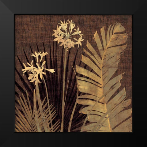 Sanur II Black Modern Wood Framed Art Print by Seba, John