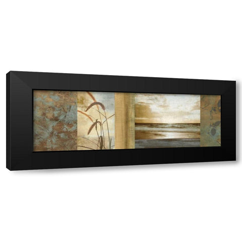 Del Mar I Black Modern Wood Framed Art Print with Double Matting by Seba, John