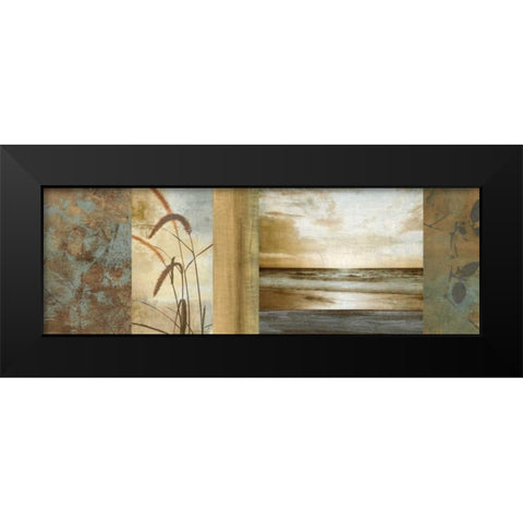 Del Mar I Black Modern Wood Framed Art Print by Seba, John