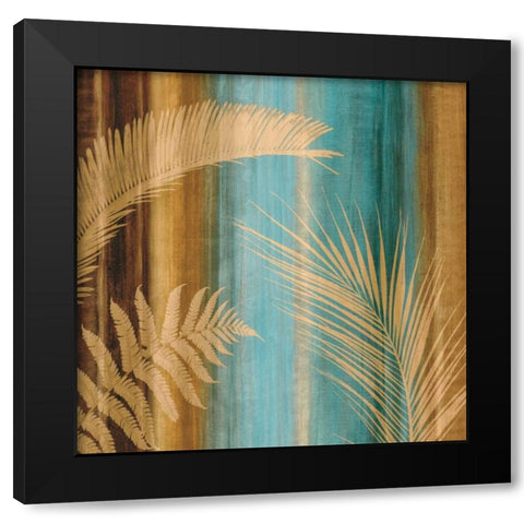 Caribbean II Black Modern Wood Framed Art Print by Seba, John