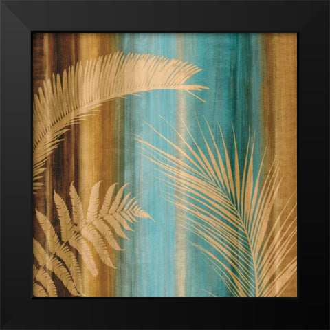 Caribbean II Black Modern Wood Framed Art Print by Seba, John
