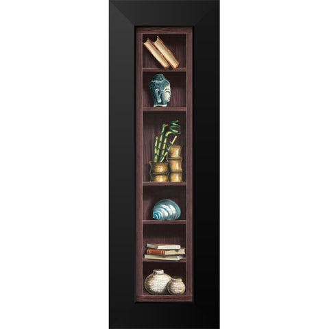 Ricordi di viaggio I Black Modern Wood Framed Art Print by Rossetti, Isabella