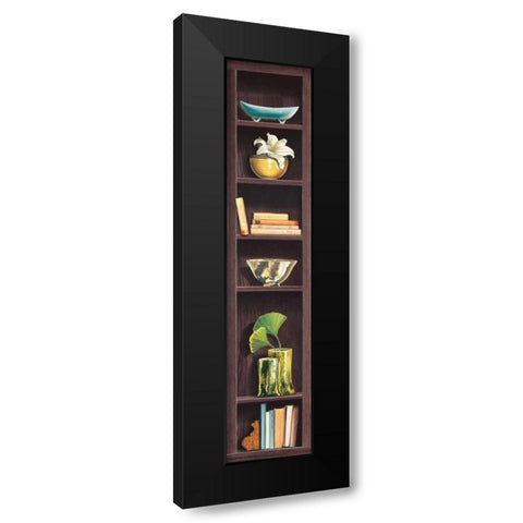 Ricordi di viaggio II Black Modern Wood Framed Art Print with Double Matting by Rossetti, Isabella