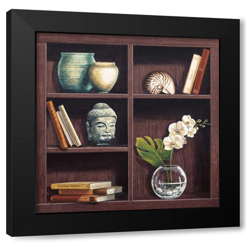 Ricordi d oriente I Black Modern Wood Framed Art Print with Double Matting by Rossetti, Isabella