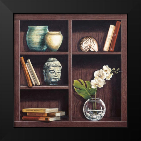 Ricordi d oriente I Black Modern Wood Framed Art Print by Rossetti, Isabella