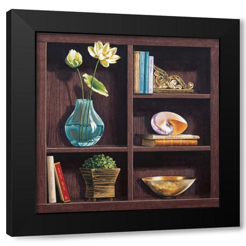 Ricordi d oriente II Black Modern Wood Framed Art Print with Double Matting by Rossetti, Isabella
