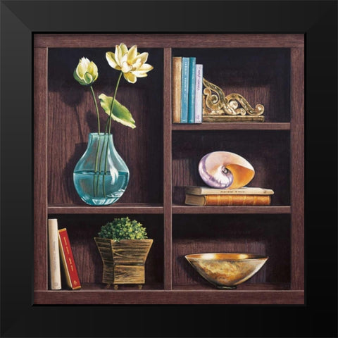 Ricordi d oriente II Black Modern Wood Framed Art Print by Rossetti, Isabella