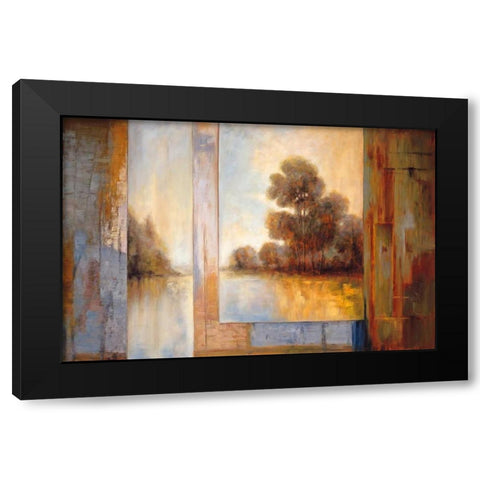 Secluded Pond I Black Modern Wood Framed Art Print with Double Matting by Bryant, James