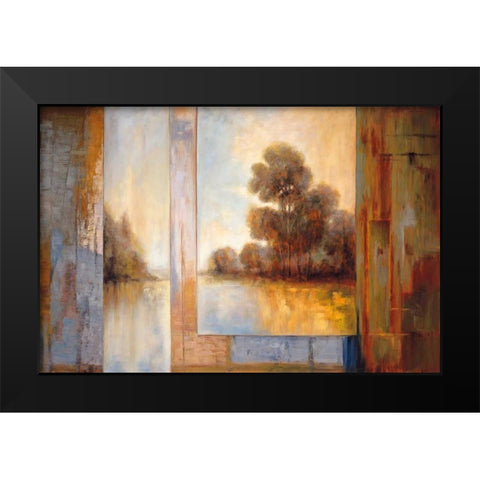 Secluded Pond I Black Modern Wood Framed Art Print by Bryant, James