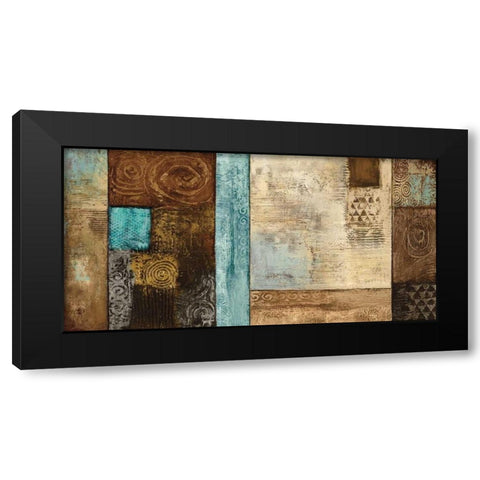 Aventura Black Modern Wood Framed Art Print by Baxter, Jered