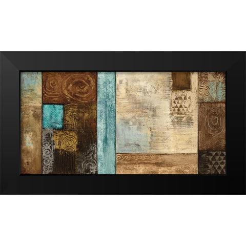 Aventura Black Modern Wood Framed Art Print by Baxter, Jered