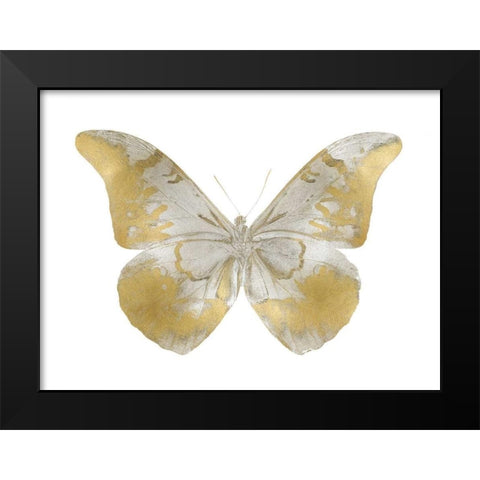 Butterfly in Teal II Black Modern Wood Framed Art Print by Bosco, Julia