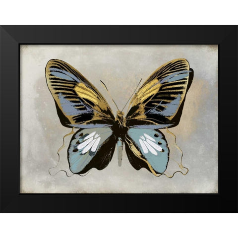 Butterfly Study II Black Modern Wood Framed Art Print by Bosco, Julia