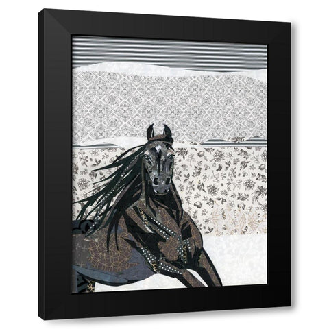 Sojourner Truth Black Modern Wood Framed Art Print with Double Matting by McGee, Jenny