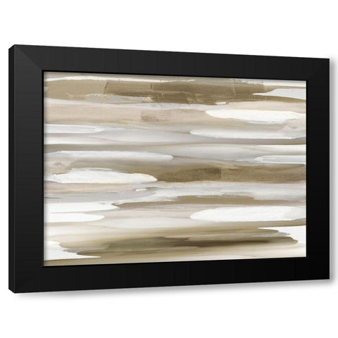 Beyond Black Modern Wood Framed Art Print by Hanson, Jackie