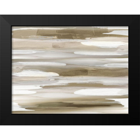 Beyond Black Modern Wood Framed Art Print by Hanson, Jackie