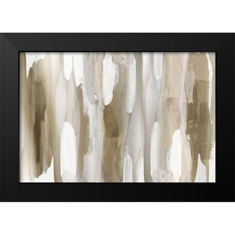 Echoes Black Modern Wood Framed Art Print by Hanson, Jackie