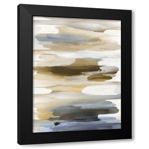 Gesture III Black Modern Wood Framed Art Print by Hanson, Jackie