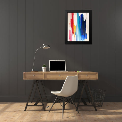 Lively I Black Modern Wood Framed Art Print by Hanson, Jackie