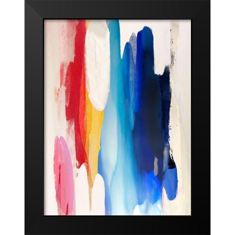 Lively I Black Modern Wood Framed Art Print by Hanson, Jackie