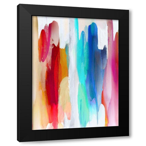 Lively IV Black Modern Wood Framed Art Print by Hanson, Jackie