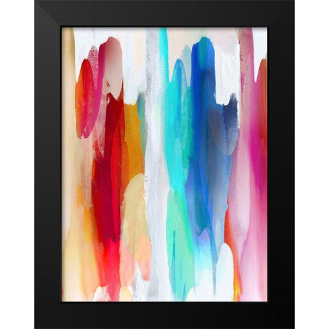 Lively IV Black Modern Wood Framed Art Print by Hanson, Jackie