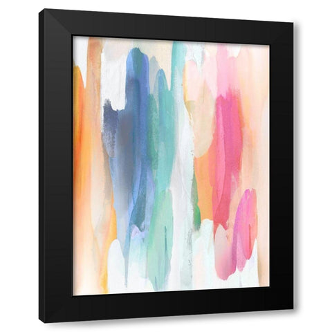 Vivacious I Black Modern Wood Framed Art Print by Hanson, Jackie