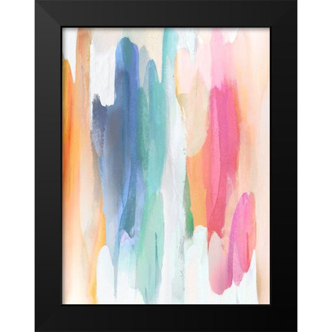 Vivacious I Black Modern Wood Framed Art Print by Hanson, Jackie