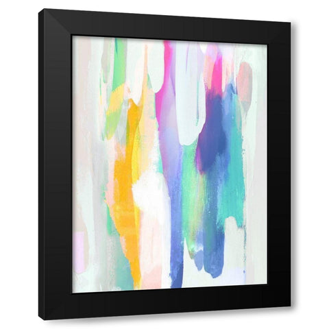Vivacious II Black Modern Wood Framed Art Print by Hanson, Jackie