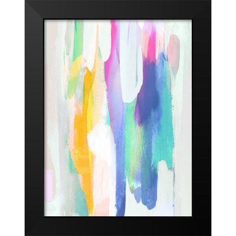 Vivacious II Black Modern Wood Framed Art Print by Hanson, Jackie