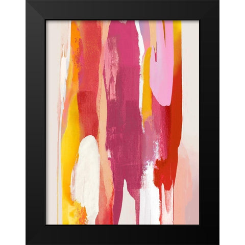 Vivacious III Black Modern Wood Framed Art Print by Hanson, Jackie