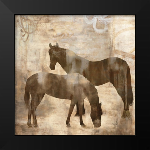Equine I Black Modern Wood Framed Art Print by Mann, Jason