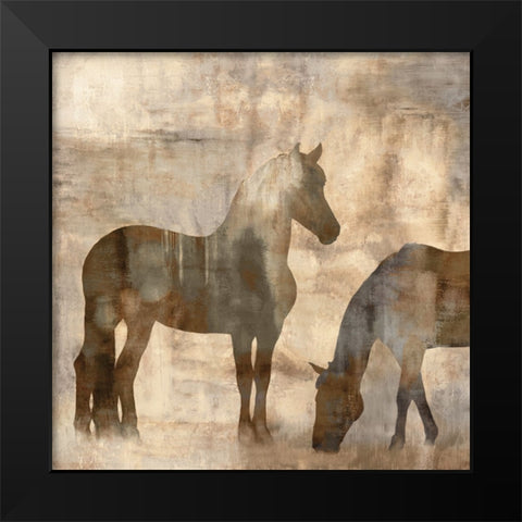 Equine II Black Modern Wood Framed Art Print by Mann, Jason