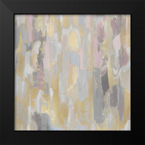 Reveal Pink Blush II Black Modern Wood Framed Art Print by Martin, Jennifer