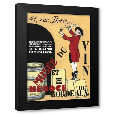 Jour D ouverture Black Modern Wood Framed Art Print with Double Matting by Got, Jean-Pierre