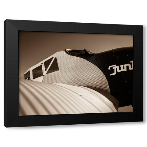 Cock Pit II Black Modern Wood Framed Art Print with Double Matting by Slemp, John