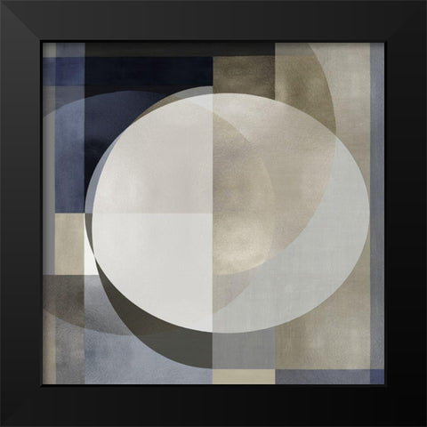 Meld II Black Modern Wood Framed Art Print by Thompson, Justin